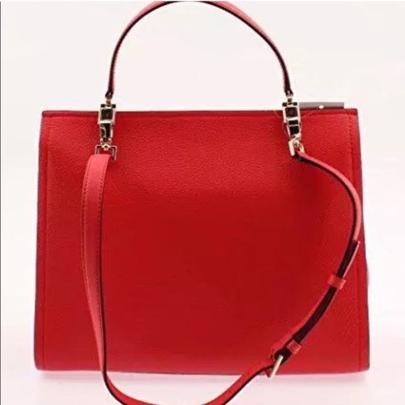 RARE like new Kate Spade NY Rosaline Parchment Drive Leather Satchel Bag - Picture 3 of 16